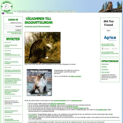 www.skogkattslingan.com startsida 2023