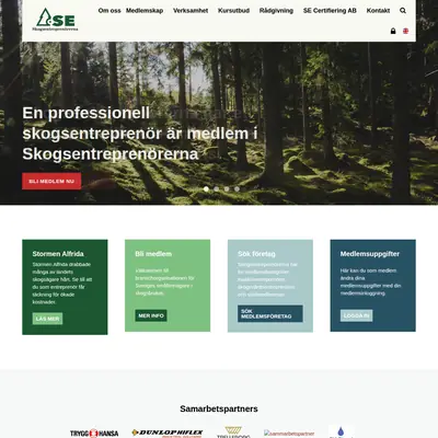 Tidningen Skogsentreprenören startsida 2019