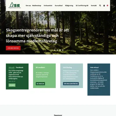 Tidningen Skogsentreprenören startsida 2021
