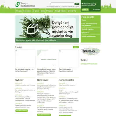 Skogsindustrin startsida 2015