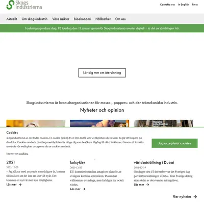 Skogsindustrin startsida 2022