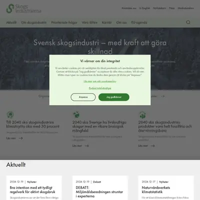 Skogsindustrin startsida 2025
