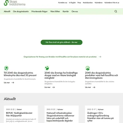 Skogsindustrin startsida 2026