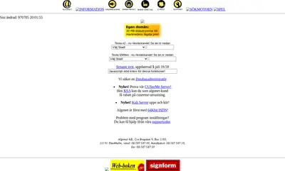 www.skogssallskapet.se startsida 1997