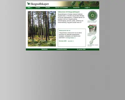 www.skogssallskapet.se startsida 2006