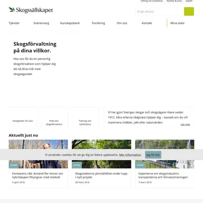 www.skogssallskapet.se startsida 2018
