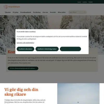 www.skogssallskapet.se startsida 2026