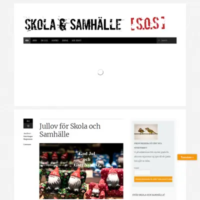 Skola och Samhälle startsida 2024