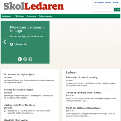 Skolledaren startsida 2017