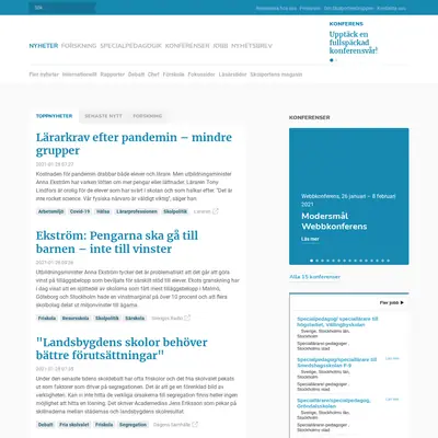 www.skolporten.se startsida 2021