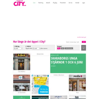 Skövde City startsida 2013