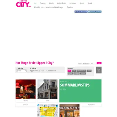 Skövde City startsida 2019