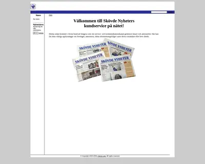 skovdenyheter.se webb-tv startsida 2008