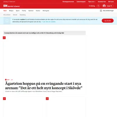 skovdenyheter.se webb-tv startsida 2021