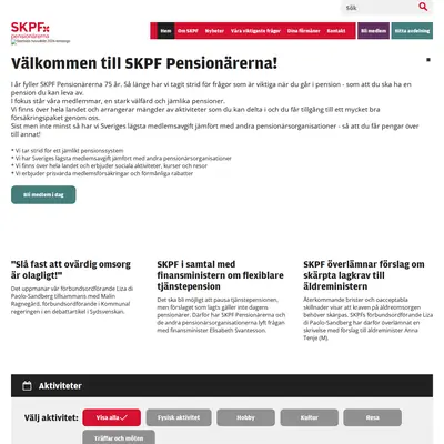 SKPF - Här&Nu startsida 2024