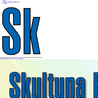 Skultuna Bladet startsida 2024