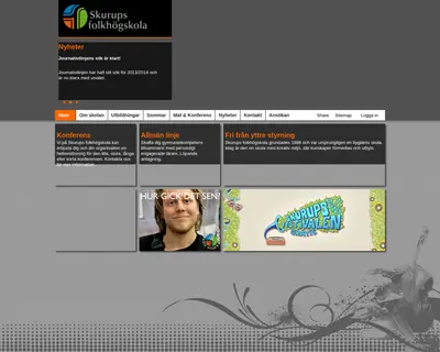 Radio Skurup, Folkhögskolan startsida 2013