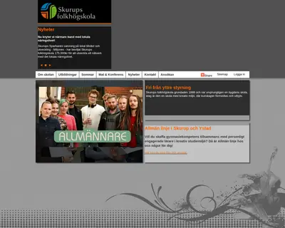 Radio Skurup, Folkhögskolan startsida 2017