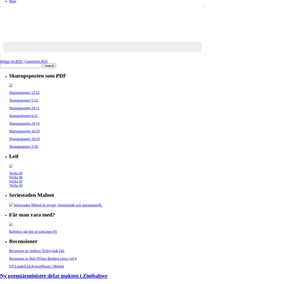 skurupsposten.se startsida 2009