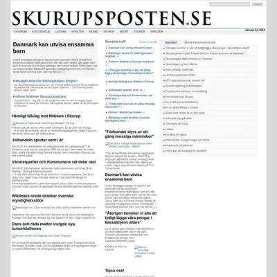 skurupsposten.se startsida 2012