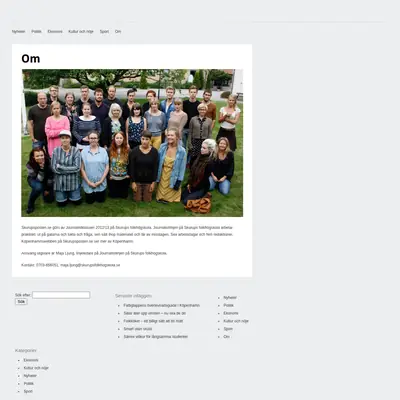 skurupsposten.se startsida 2014
