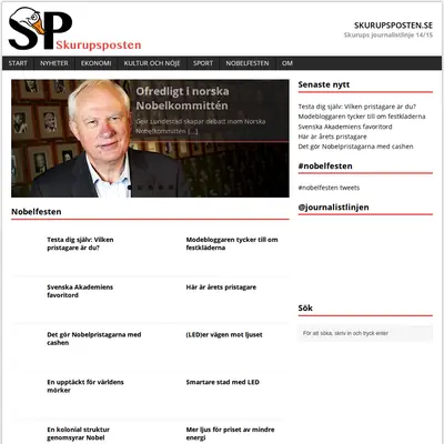 skurupsposten.se startsida 2015
