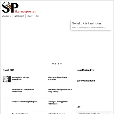 skurupsposten.se startsida 2016