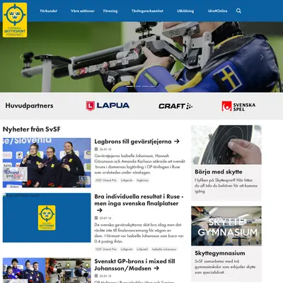 Svensk Skyttesport startsida 2023