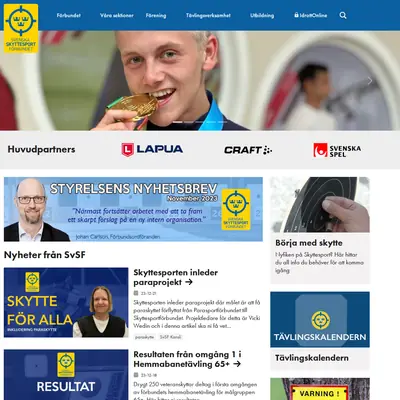 Svensk Skyttesport startsida 2024