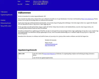 Slagrutan startsida 2002