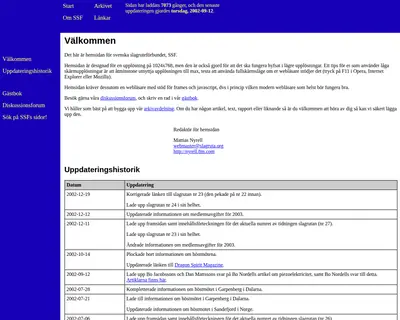 Slagrutan startsida 2003