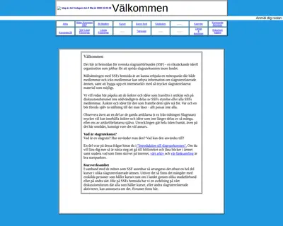 Slagrutan startsida 2008