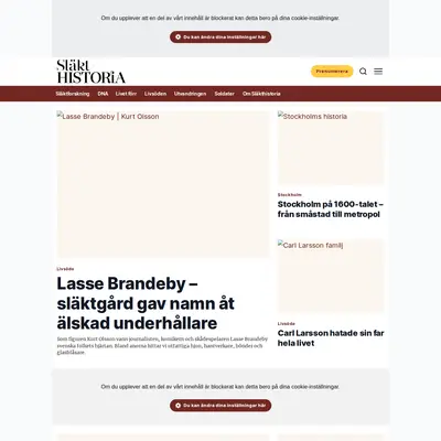 Släkthistoria startsida 2024