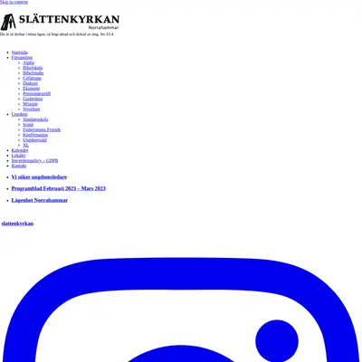 Slättenkyrkan startsida 2023