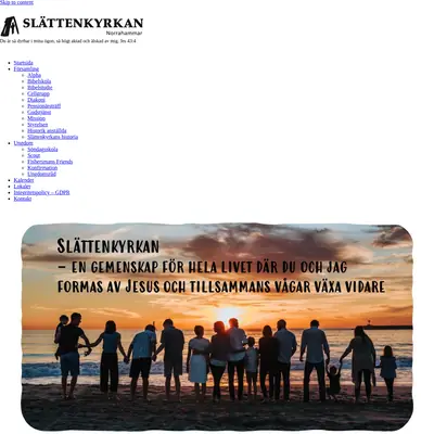 Slättenkyrkan startsida 2026