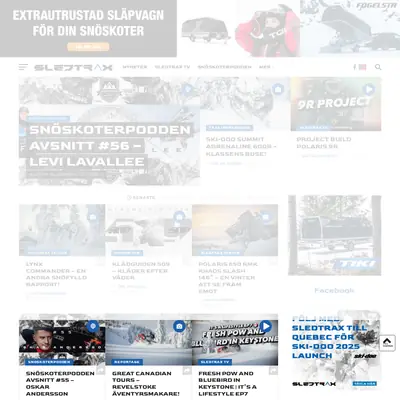 Sledtrax startsida 2024