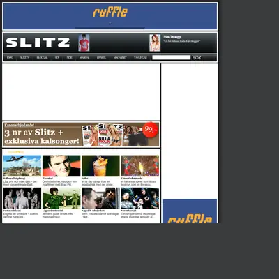 slitz.se startsida 2010