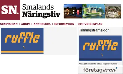 Smålands Näringsliv startsida 2012