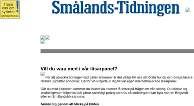 www.smalandstidningen.se startsida 2005
