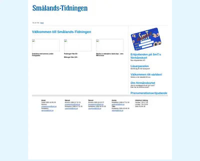 www.smalandstidningen.se startsida 2012