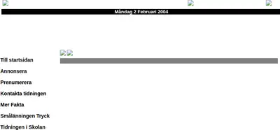 www.smalanningen.se startsida 2004