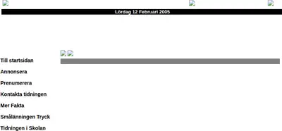 www.smalanningen.se startsida 2005