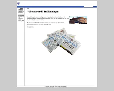 www.smalanningen.se startsida 2008