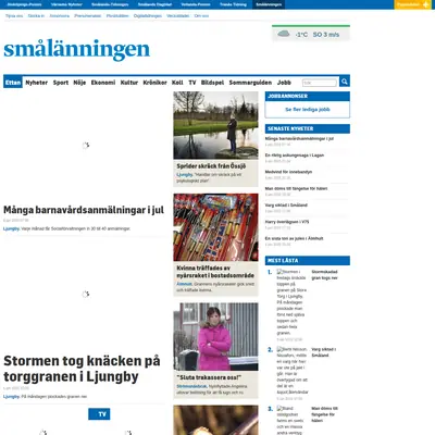 www.smalanningen.se startsida 2015