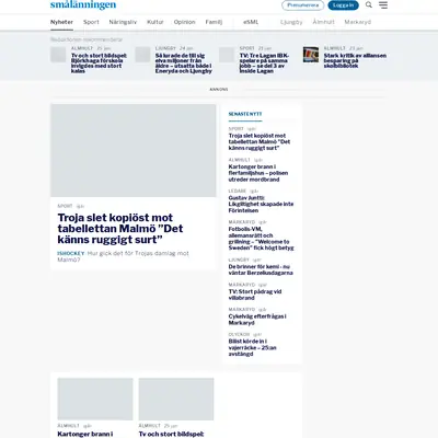 www.smalanningen.se startsida 2020