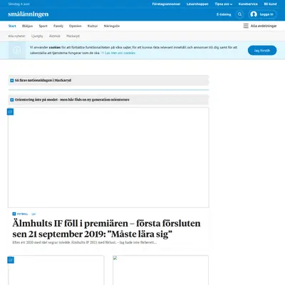 www.smalanningen.se startsida 2021