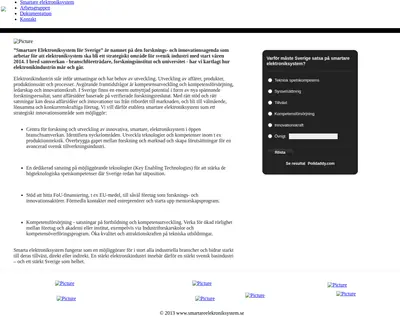www.smartareelektroniksystem.se startsida 2013
