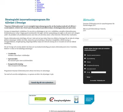 www.smartareelektroniksystem.se startsida 2015
