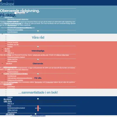 Småspararguiden, smaspararguiden.se startsida 2021