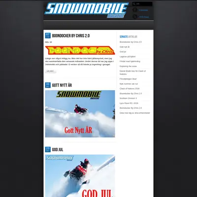 SNOWMOBILE startsida 2016
